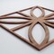 Ekena Millwork Medium Swansea Decorative Fretwork Wood Wall Panels, Walnut, 15 3/8"W x 15 3/8"H x 3/8"T WALW16X16X0375SWNWA - alternate 6